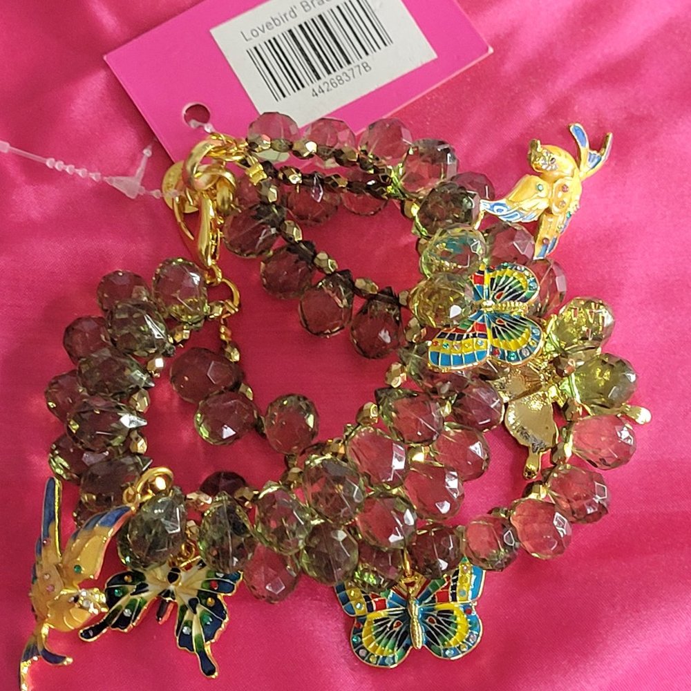 Sassy Jones Lovebird Bracelet NWT